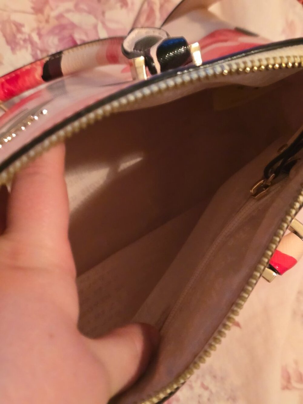 Kate Spade rambling roses Maise satchel - Picture 9 of 10